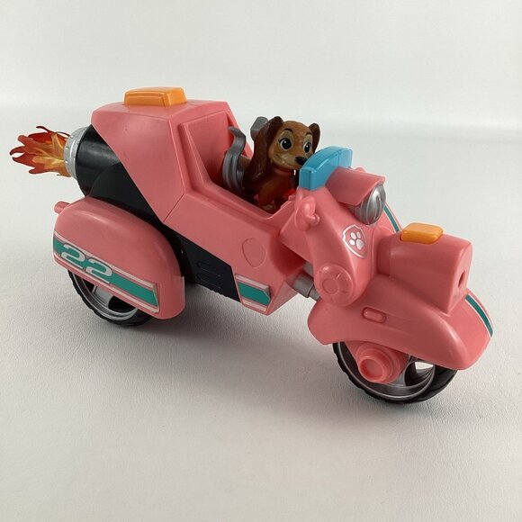 Paw Patrol Rescue Pups Mighty Movie Liberty Dog Figure Vehicle Motorcycle Toy